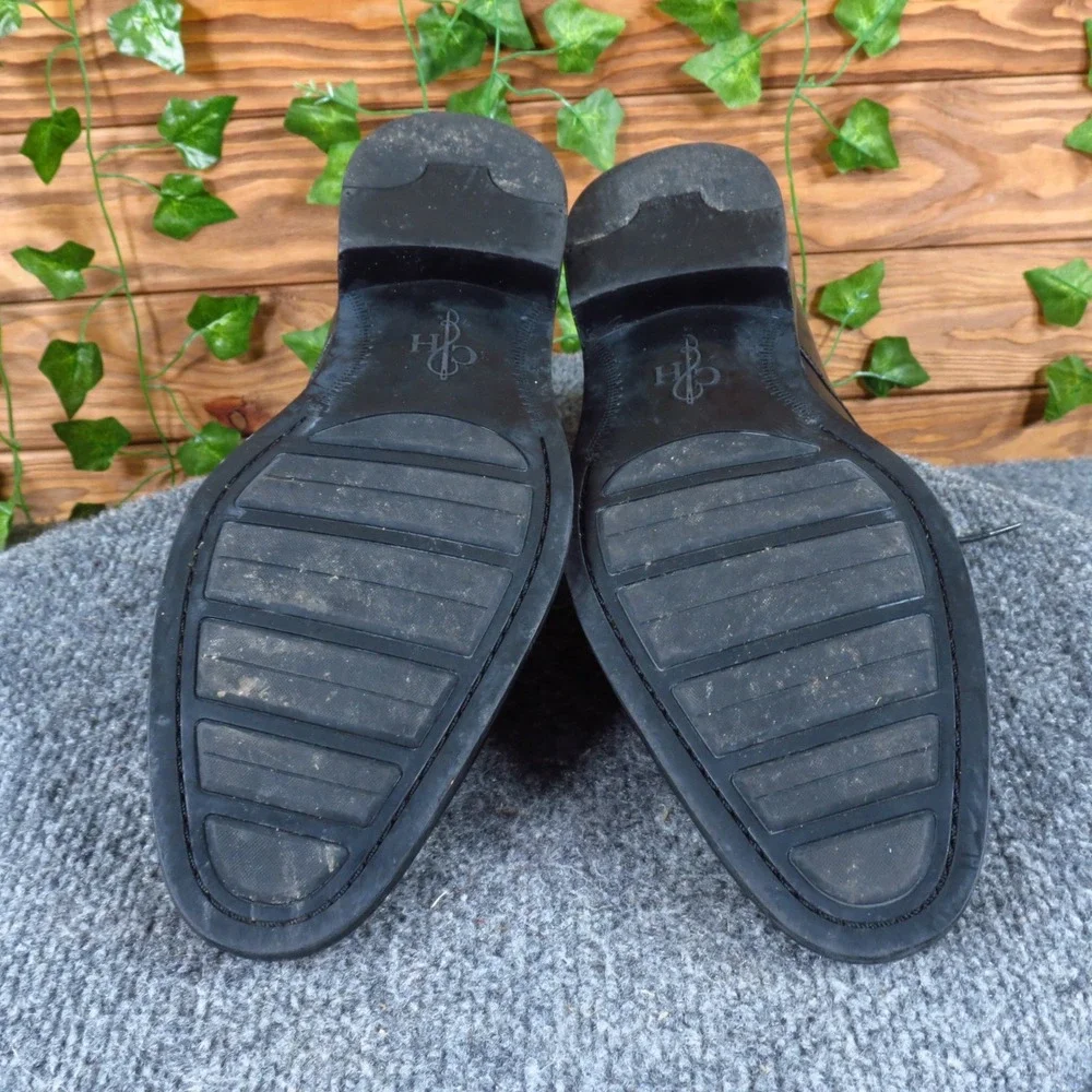Cole Haan Lenox Hill Men Dress Shoe Size‎ 9 Casual Formal Black Leather Cap Toe